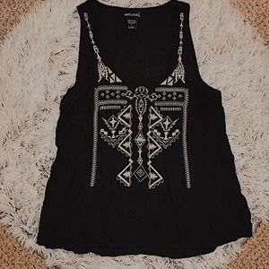 Graphic Navy Blue Top